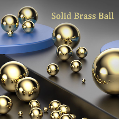 #ad High Precision Coppers Balls 0.9 45mm Solid Brass Ball Pure Brass Copper Balls