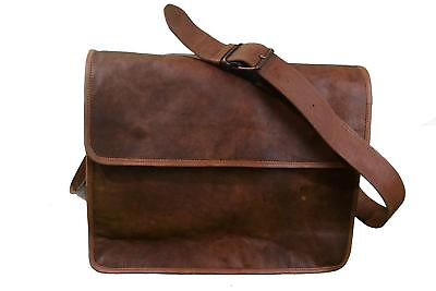 #ad Good quality Vintage Leather messenger bag computer case shoulder bag for men
