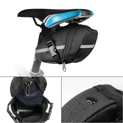 #ad Waterproof Bike Saddle Bag Bicycle Under Seat Storage Tail Pouch Cycling Bags