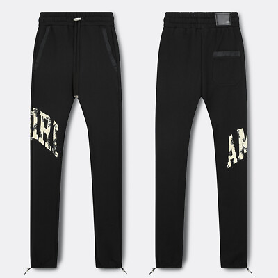 #ad New Pop Joggers Sweatpants Men#x27;s Casual Slim Fit With Zippers On Pockets AM8813A