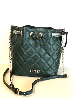 #ad guess bucket shoulder bag NWT Emerald Green Color