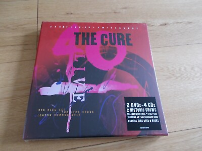 #ad THE CURE CURAETION 25 ANNIVERSARY LIMITED DVD CD BOXSET 2 DVD 4CD NEW