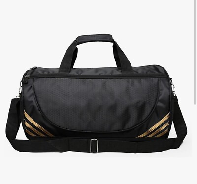 #ad Travel Duffel Bag Weekender Sports Gym Fitness Bag Lightweight Travel Black
