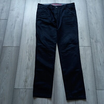 #ad Jefferson Black Jeans Designer 36W 32L straight leg
