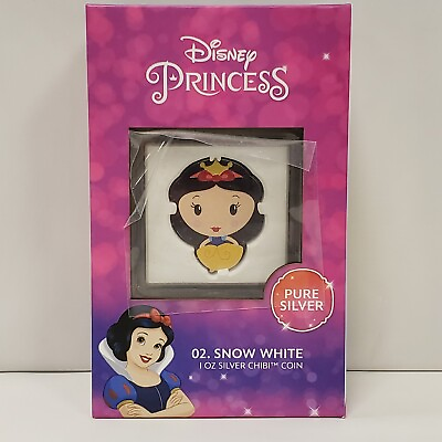 #ad 2021 $2 Niue 1 oz .999 Silver Chibi Snow White Disney SKU F6044