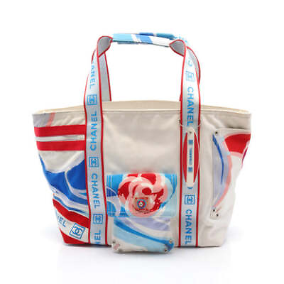 #ad CHANEL Surf Line High Summer Handbag Tote Bag A31814 #Rc828