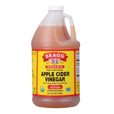 #ad Bragg Organic Apple Cider Vinegar With the Mother– Raw Unfiltered All Natural