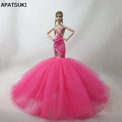 #ad Fashion Mermaid Clothes For 1 6 Bjd Doll Fishtail Wedding Dresses Party Dress