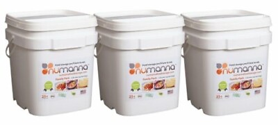 #ad NuManna Triple Family Pack 30 Years Long Term Storage Emergency Food 420 Serving