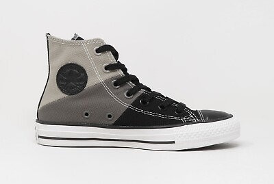 #ad CONVERSE A S Chucks Tri Panel Charcoal Gray Canvas Women Girls Shoes Sneakers