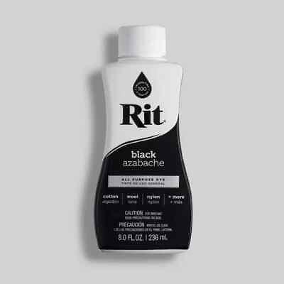 Rit All Purpose Liquid Dye Black fl oz Free Shipping USA $5.99