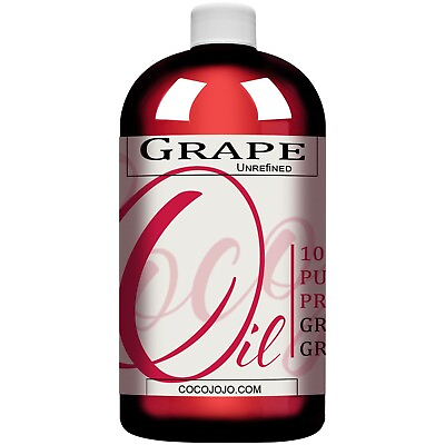#ad 33 Oz Partially Filtered Cold Pressed Grapeseed Oil Unrefined Pure Grape Seed