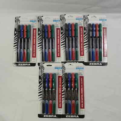 #ad Zebra Sarasa Fineliner Pen 4ct Lot of 6