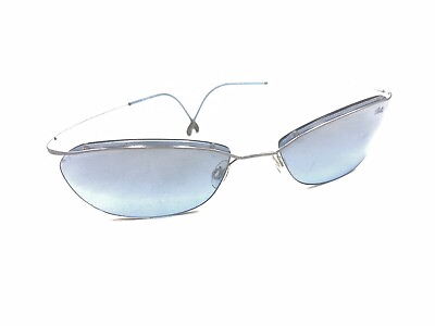#ad Silhouette M8569 15 V6082 Titanium Matte Gray Half Rim Sunglasses Frames 17 130