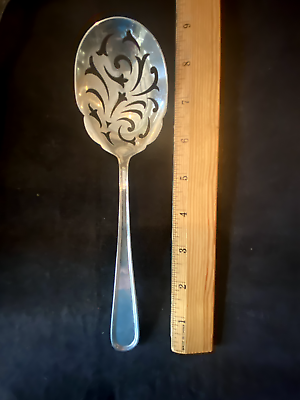 #ad KIRK CALVERT RARE STERLING SILVER ALL STERLING PEA SERVER or ICE SPOON RARE