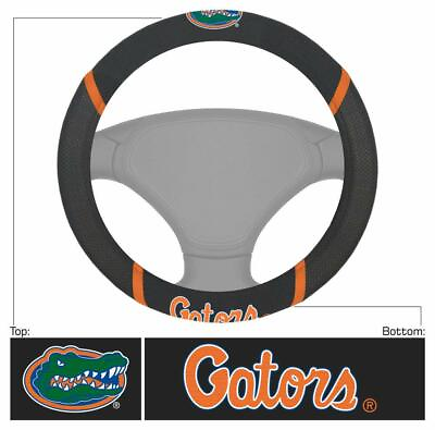 #ad NEW NCAA Florida Gators Car Truck SUV Van Black Steering Wheel Cover