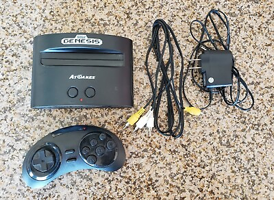#ad Sega Genesis Classic Game Console w 1 Controller Power Supply