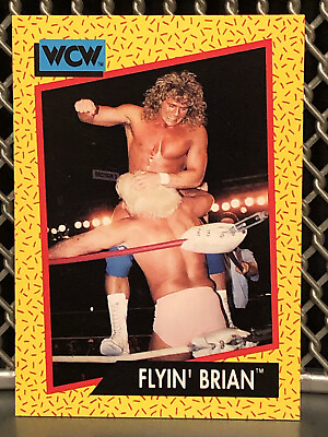 #ad 1991 Flyin Brian Pillman Impel Wrestling Card #61 WCW WWE Classic Superstars ECW