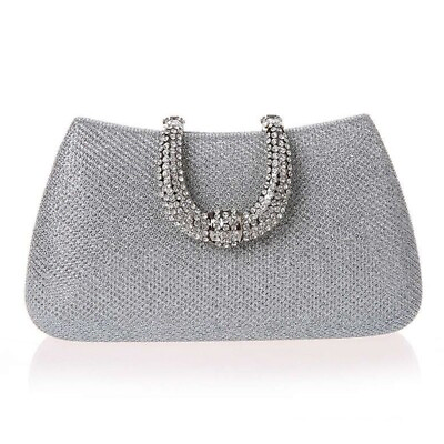 #ad Diamond Clasp Clutch Bag Elegant Party Handbag Evening Shoulder Bags Women Purse