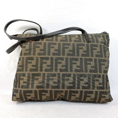 #ad Used Fendi Zucca Pattern 2228 8Bh022 029 Handbag Reasonable Item
