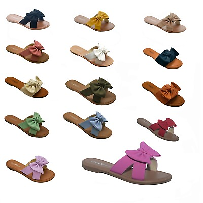 #ad NEW Womens Comfort Casual Thong Flat Sandals Slipper Shoes