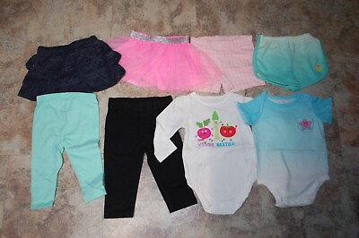 #ad 6 9 Toddler GIRLS CLOSE OUT 2 pants 2 shirts 2 shorts 2 bodysuits