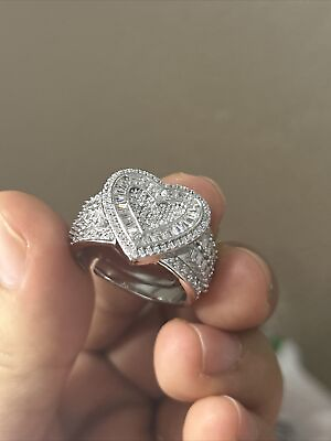 #ad 925 sterling silver ring women