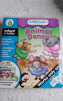 #ad Little Touch Leap Frog Animal Dance Infant Toddler Interactive Book amp; Cartridge