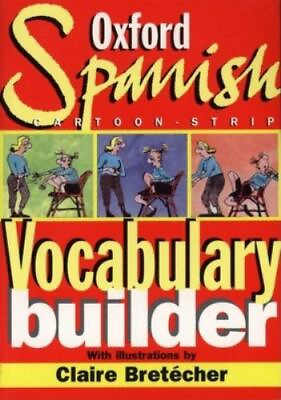 #ad The Oxford Spanish Cartoon strip Vocabulary Builder Used Very Good