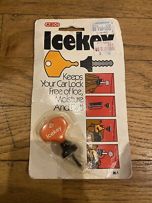 #ad Vintage 1980s MEDO IceKey Ice Key Car Vehicle Lock Moisture Free New NOS