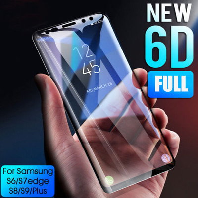 #ad 6D Tempered Glass Screen Protector For Samsung Galaxy Note 8 9 10 S8 S9 S10 Plus