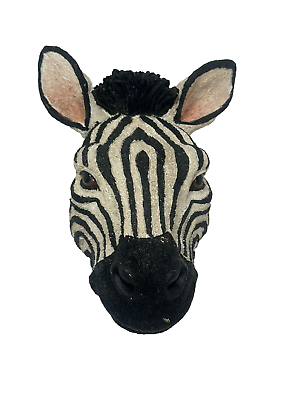 #ad animal head wall decor zebra
