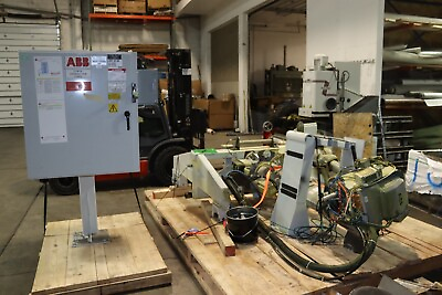 #ad 2014 ABB IRB 4600 Industrial 6 Axis Sander Sanding Robot Control Station