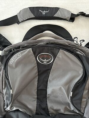 #ad Osprey Ozone Courier Bag Messenger Grey Many Pockets for Computer Docs 17x13x3