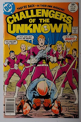 #ad Challengers Of The Unknown #81 DC July 1977 Very Good Fine 5.0