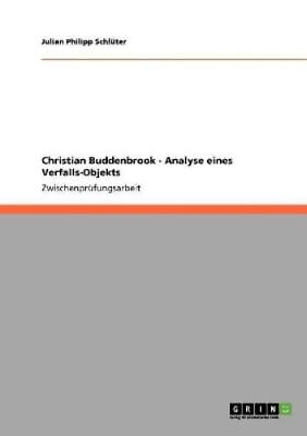 #ad Julian Philipp Christian Buddenbrook Analyse eines Ve Paperback UK IMPORT