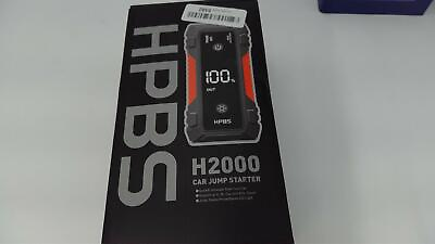 #ad HPBS Jump Starter 2000A Jump Starter Battery Pack for Up to 8L Gas