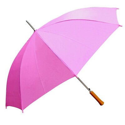 #ad Barton Outdoors® 48quot; Solid Hot Pink Auto Open Umbrella ^c
