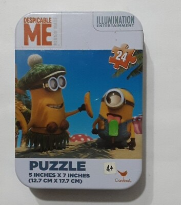 #ad Dispicable me small tin puzzle