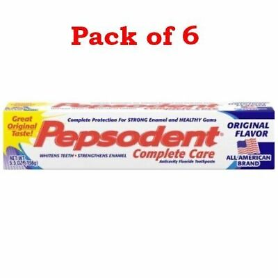#ad Pepsodent Complete Care Anticavity Fluoride Toothpaste Original 5.5 Oz Pack of 6