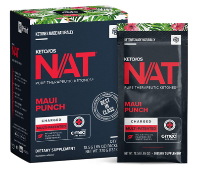 #ad Pruvit NAT KETO OS Maui Punch 20 Packets New Box Sealed 01 2025