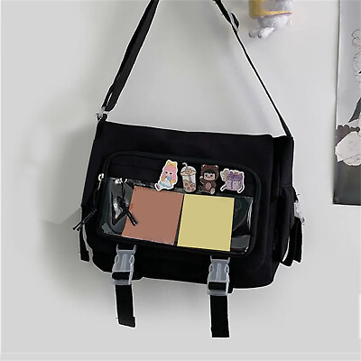 #ad Shoulder Bag for Men Unisex Classic Crossbody Bag Adjustable Japanese Style Bag
