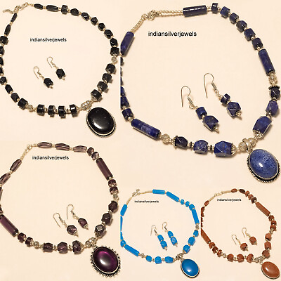 #ad New Stone Necklace Gemstone Handmade Fashion Jewlery Gift Someone