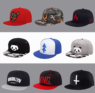 #ad Casual Fashion Baseball Caps Adjustable Embroidery Snapback Hip Hop Hat NEW