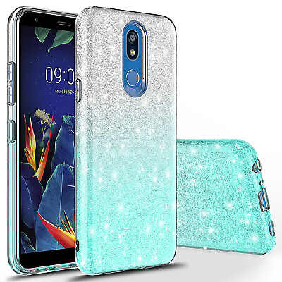 #ad For LG K40 Solo LTE K12 Plus X4 2019 Slim Shinning Bling Glitter Sparkle Case