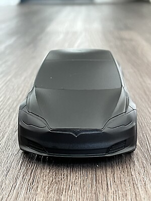 #ad TESLA Model S Black Factory Gift Plastic Injection Molded Model MADE IN USA