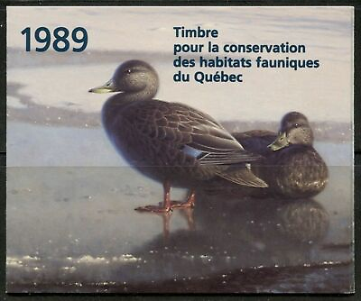 #ad Quebec Wildlife Habitat Conservation: Ruffed Grouse 1989 Van Dam #QW2 MNH