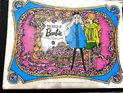 #ad Vintage 1968 The World of Barbie Double Doll Carrying Case Mattel 1007
