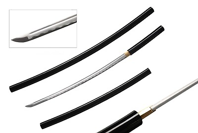 #ad Handmade Japanese Shirasaya Style Samurai Katana Sharp Sword