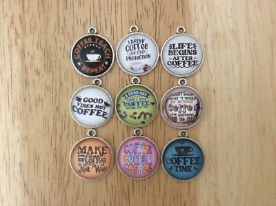 #ad Coffee Lover Charms Jewelry Charms